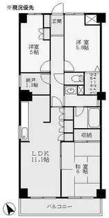 エクレール横浜【3階】の間取り