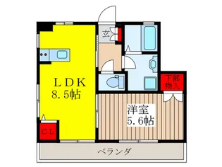 クレール【1階】の間取り