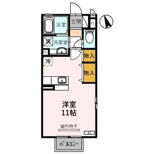 ハニーコート F【2階】の間取り