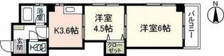 ファニー幸【2階】の間取り