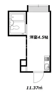 ラパンジール本田I【6階】の間取り