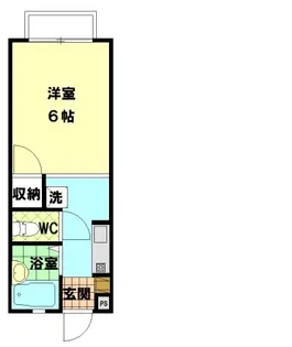 フラット・ルミエール【2階】の間取り