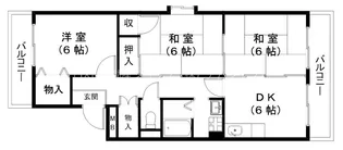 レジデンス三宅【2階】の間取り