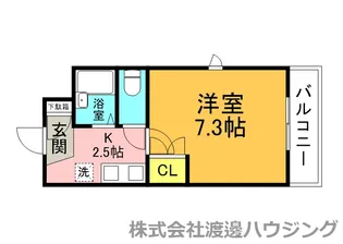 メゾン・ドュミール【1階】の間取り