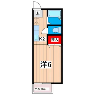 ペガサスハイツ【2階】の間取り