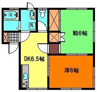 コーポハイブリッジ【2階】の間取り