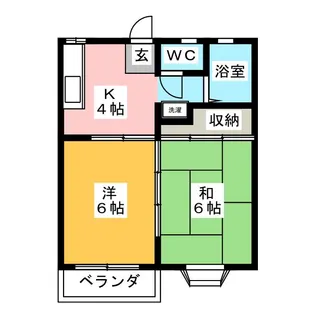 カーサブランシェ【1階】の間取り
