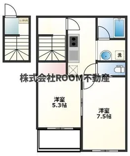 REVE B棟【2階】の間取り