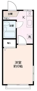 コーポラスサクマ【2階】の間取り