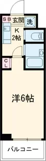 スカイコート学芸大学壱番館【1階】の間取り