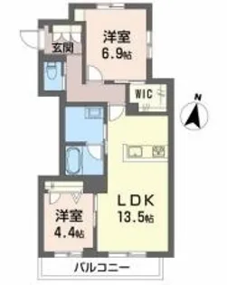 アインス【2階】の間取り