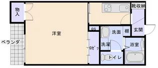 メープルガーデン初台【2階】の間取り