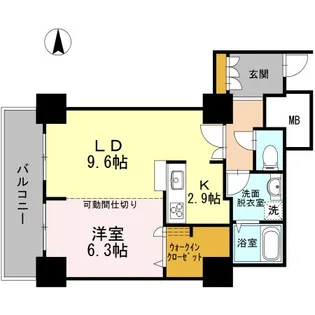 品川シーサイドビュータワー I【4階】の間取り