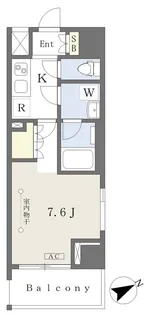 セジョリ浅草桜橋【2階】の間取り