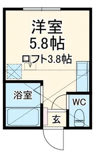 スリール宮崎台【2階】の間取り