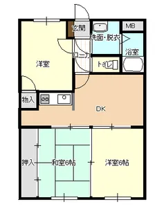 ユーミーSAKAE【1階】の間取り