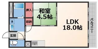 高井田ランプハウス【3階】の間取り
