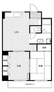 ライトヒルズ桜木【3階】の間取り