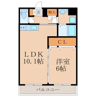 ブルーサンシャイン I【3階】の間取り