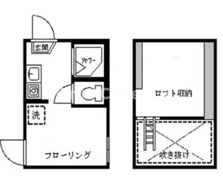 フェリスブロッサム【1階】の間取り
