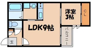 REGALEST府中【2階】の間取り