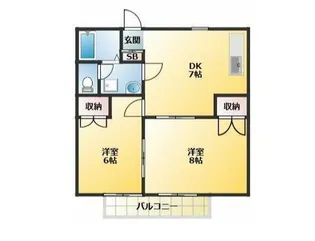 東京都練馬区大泉学園町2【アパート】の間取り