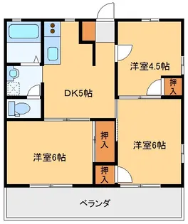 クレベール【1階】の間取り