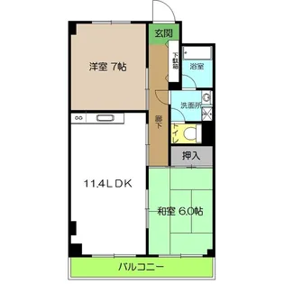 ビラ・プリンチペII【1階】の間取り