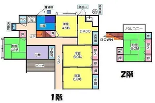 長崎県佐世保市赤崎町【一戸建】の間取り
