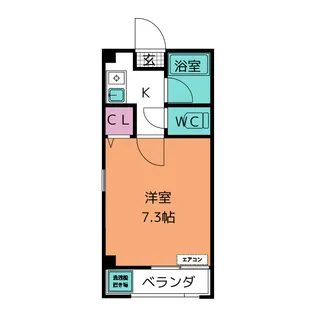 ヒルズエイト【3階】の間取り