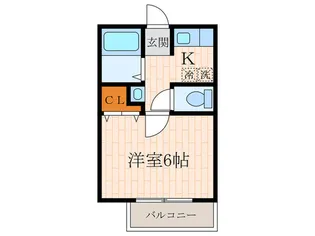 プラムハイツ【2階】の間取り