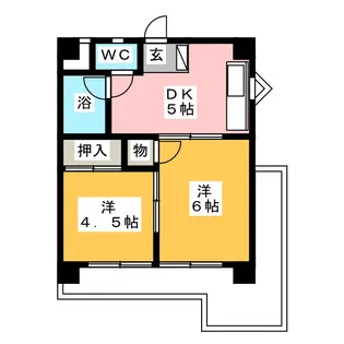 エムズハウス栄【7階】の間取り