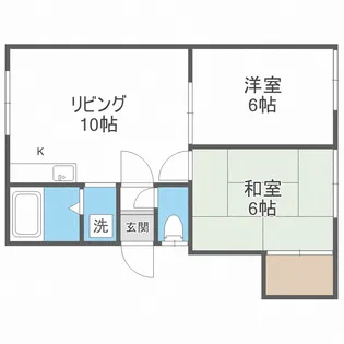 メゾンドール44【2階】の間取り