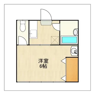 グリーンハイツB【1階】の間取り