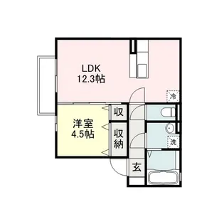 D-room古国府【2階】の間取り