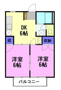 コーポレーションミキ【2階】の間取り