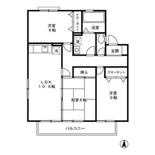 プレミール C棟【2階】の間取り