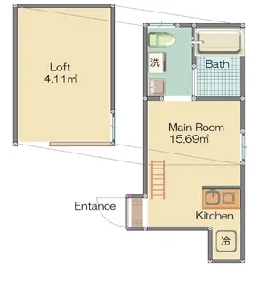 インベスト大森III【1階】の間取り