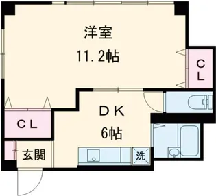 岡部ビル【3階】の間取り