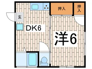 吉田荘1号棟【2階】の間取り