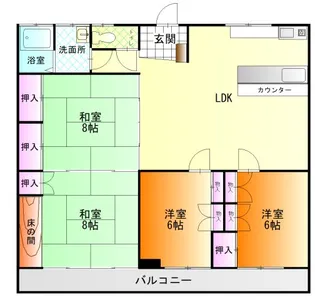 大堂ビル【2階】の間取り