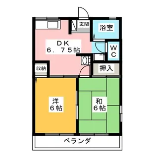 セルティア【1階】の間取り