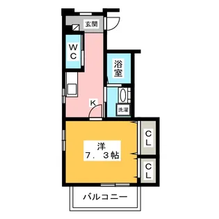 プティ・トリアノン【3階】の間取り