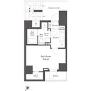 ルクレ押上【8階】の間取り