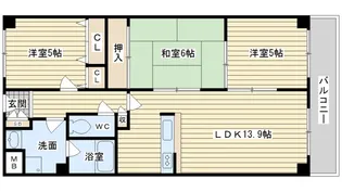 水尾シンフォニー【2階】の間取り