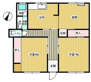 メゾンドコスモ【1階】の間取り