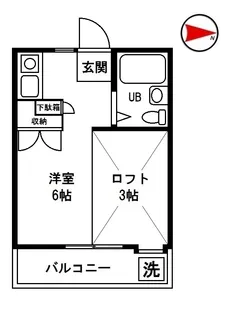 エクセルクリア田無【2階】の間取り