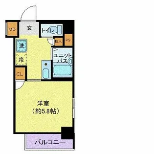 プレール・ドゥーク羽田WEST【5階】の間取り