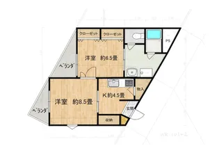 ウィングリッチ【1階】の間取り