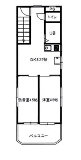 パロ常盤台【4階】の間取り